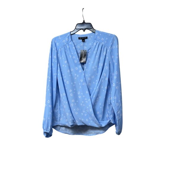 INC International Concepts Women's Printed Surplice Top, Bridget Ditsy, Sz. S - Picture 6 of 12